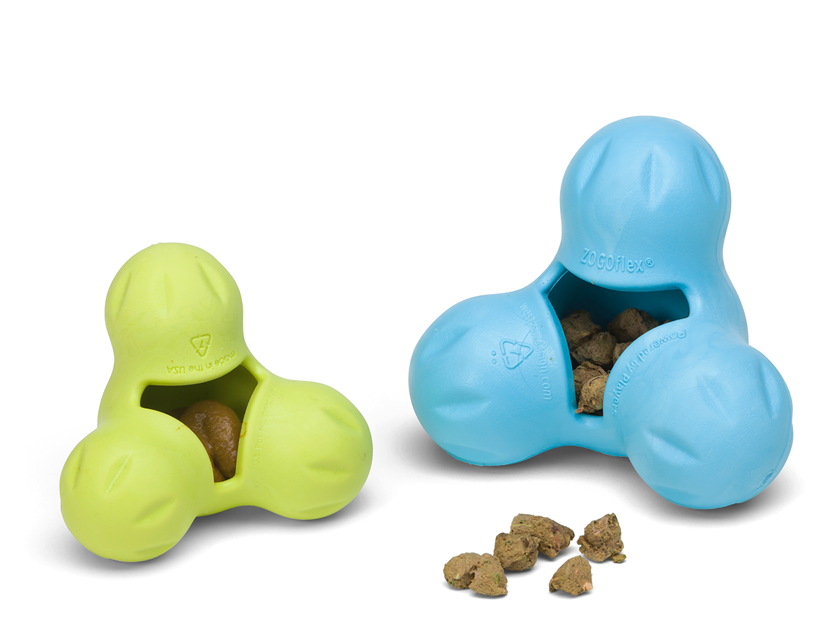 West Paw Zogoflex Small Tux Dog Toy, Granny Smith Green